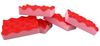 Eponge HACCP rouge lot de 5