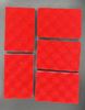 Eponge HACCP rouge lot de 5