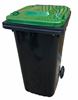 Conteneur poubelle 2 roues 240L vert