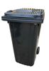 Conteneur poubelle 2 roues 240L gris