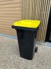 Conteneur poubelle 2 roues 240L jaune