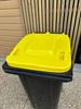 Conteneur poubelle 2 roues 240L jaune
