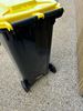 Conteneur poubelle 2 roues 240L jaune