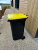 Conteneur poubelle 2 roues 240L jaune