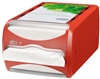 Distributeur Tork N4 serviette enchevetrees rouge