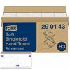 Essuie mains Tork advanced blanc Ecolabel pliage V colis de 3750