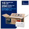 Essuie mains Tork advanced blanc Ecolabel pliage V colis de 3750
