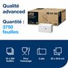 Essuie mains Tork advanced H3 pliage V par 3750