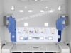 Distributeur d’essuie mains Enmotion Lotus Impulse bleu compact