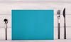 Set de table papier 30 x 40 turquoise les 500