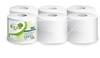 Papier toilette mini jumbo blanc 180 m 2 plis par 12
