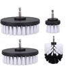 Kit 4 brosses poils souple pour perceuse