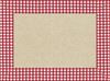 Set papier décor lin vichy 30 x 40 par 400