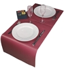 Nappe tete a tete bordeaux 40x120 par 500