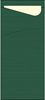 Pochette couvert Sacchetto Duni vert foncé