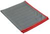 Chiffon microfibre carbone 40x50cm gris/rouge