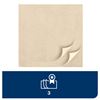 477583 - Serviette papier Tork ivoire 39x39 3 plis colis de 1200