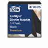 Serviette Tork Linstyle dinner noire les 700