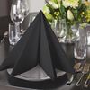 Serviette Tork Linstyle dinner noire les 700