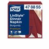 Serviette Tork Linstyle dinner bordeaux les 50