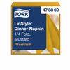 Serviette Tork Linstyle jaune moutarde