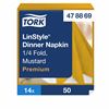Serviette Tork Linstyle jaune moutarde