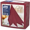478885 - Serviette Tork Linstyle dinner bordeaux les 700