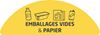 50033 - Lot de 2 stickers pour poubelle extérieur Tulipe totem