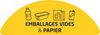 50033 - Lot de 2 stickers pour poubelle extérieur Tulipe totem