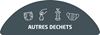 50033 - Lot de 2 stickers pour poubelle extérieur Tulipe totem