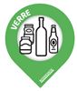 Tri selectif lot de 50 étiquettes déchets verre