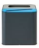 Poubelle tri sélectif Venus 2x12L anthracite