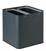 Poubelle tri sélectif Venus 2x12L anthracite