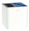 Poubelle tri sélectif Venus 2x12L blanc