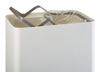 Poubelle tri sélectif Venus signature blanc mat 2x40L