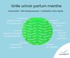 Grille urinoir parfum menthe