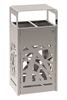 51034 - Poubelle de tri sélectif Cybel Extrême 2x60L inox qualité marine