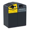 Poubelle caréné trirok 2x120L