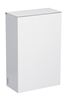 Poubelle murale Rossignol 10 L blanche etrier