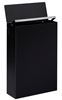 Poubelle murale Rossignol 20 L noire etrier