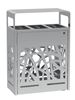 51439 - Poubelle de tri sélectif Cybel Extrême 3x60L inox qualité marine