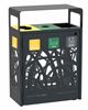 Poubelle de tri sélectif Cybel 3x60L anthracite 