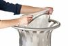 51826 - Poubelle Tulipe extrême 60L inox 316 qualité marine