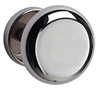 Patere 1 tete ronde chrome
