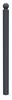 Potelet boule 76mm anthracite