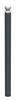 Potelet boule blanche 76mm anthracite