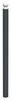Potelet boule blanche 76mm anthracite