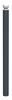 Potelet boule blanche 90mm anthracite