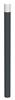 Potelet voirie 76mm anthracite tete blanche