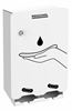 51921 - Distributeur protections périodiques Rossignol blanc